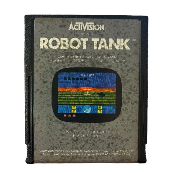 Robot Tank - Atari 2600 - Cartridge Only - Tested & Works - Picture 1 of 7